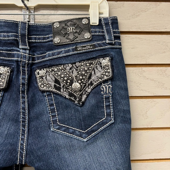 Miss Me Dark Blue Boot Cut Jeans - Picture 7 of 10